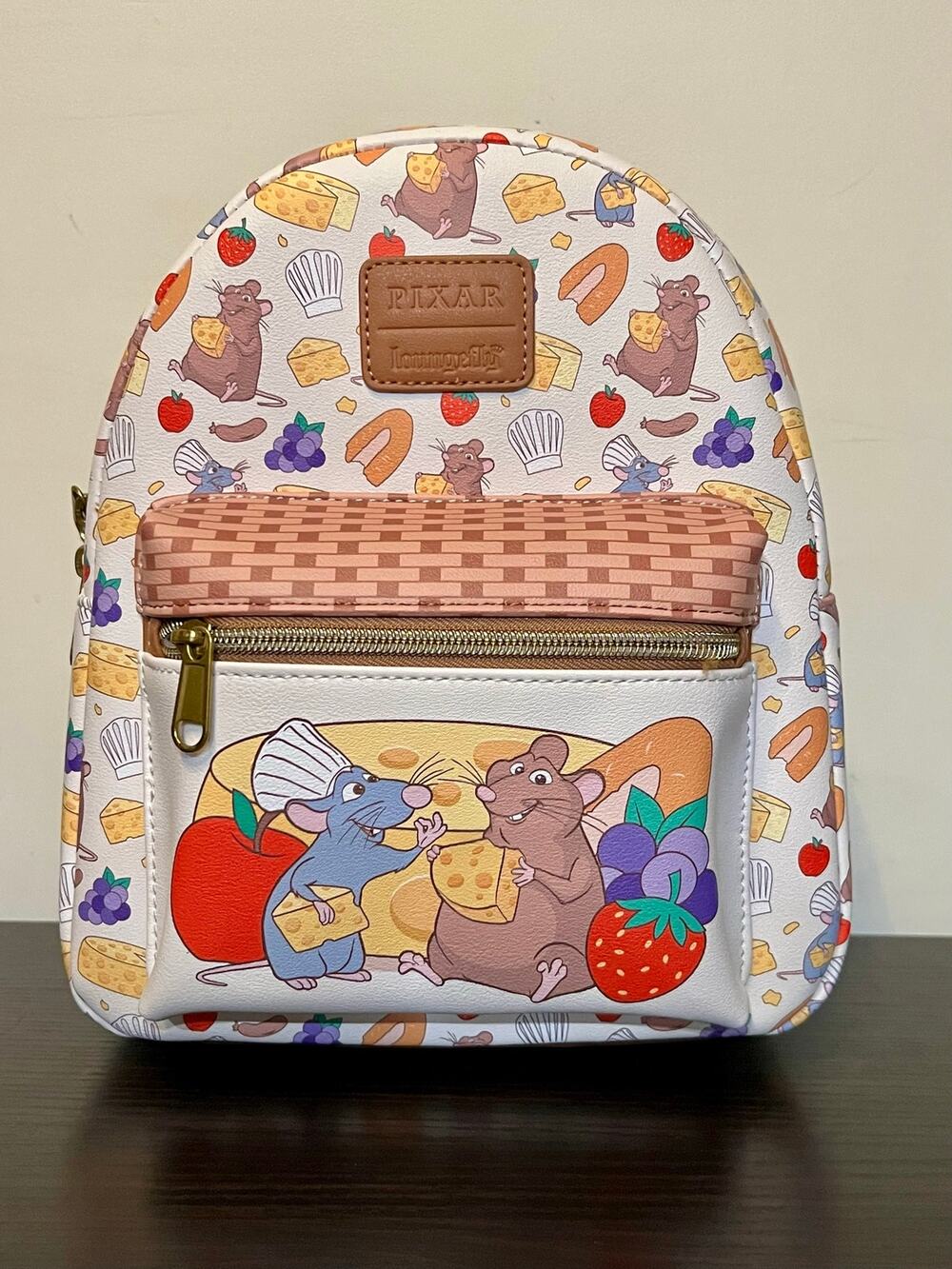 Loungefly Disney Pixar Ratatouille Food Mini Backpack